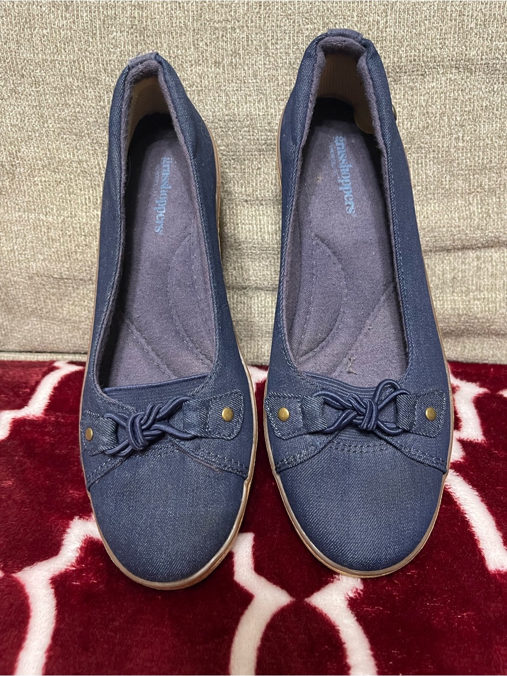 Grasshoppers Navy Blue Slip-On